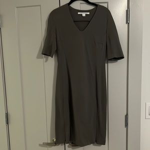 Diane Von Furstenberg Grey Sheath Dress